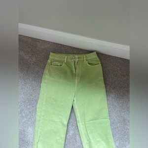 Green 90s Boyfriend Jeans